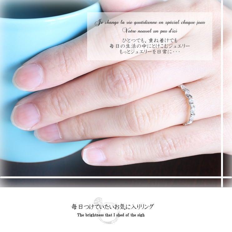 cococaru（ココカル） 指輪 エタニティ ダイヤモンド リング 