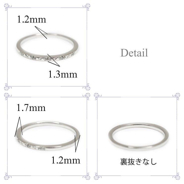 指輪 レディース ダイヤモンド リング k18 イエローゴールド ホワイトゴールド ピンクゴールド 極細リング 日本製 プレゼント ギフト クリスマス 卒業式の画像