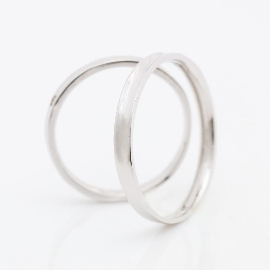 結婚指輪 プラチナ 安い マリッジリング ダイヤモンド 2本セット 天然ダイヤモンド 金属アレルギー プレゼント ギフト クリスマス 卒業式 入学式の画像