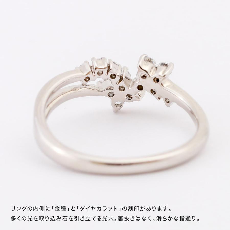 指輪 ダイヤモンド リング レディース シンプル プラチナ 天然ダイヤモンド ファッションリング 日本製 おしゃれ プレゼント ギフト クリスマス 卒業式 入学式の画像