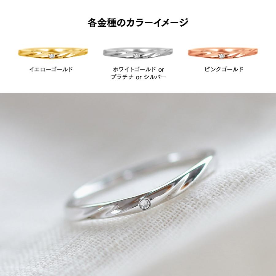 指輪 レディース 一粒 ダイヤモンド リング k18 イエローゴールド ホワイトゴールド ピンクゴールド 天然ダイヤモンド 日本製 おしゃれ プレゼント ギフトの画像