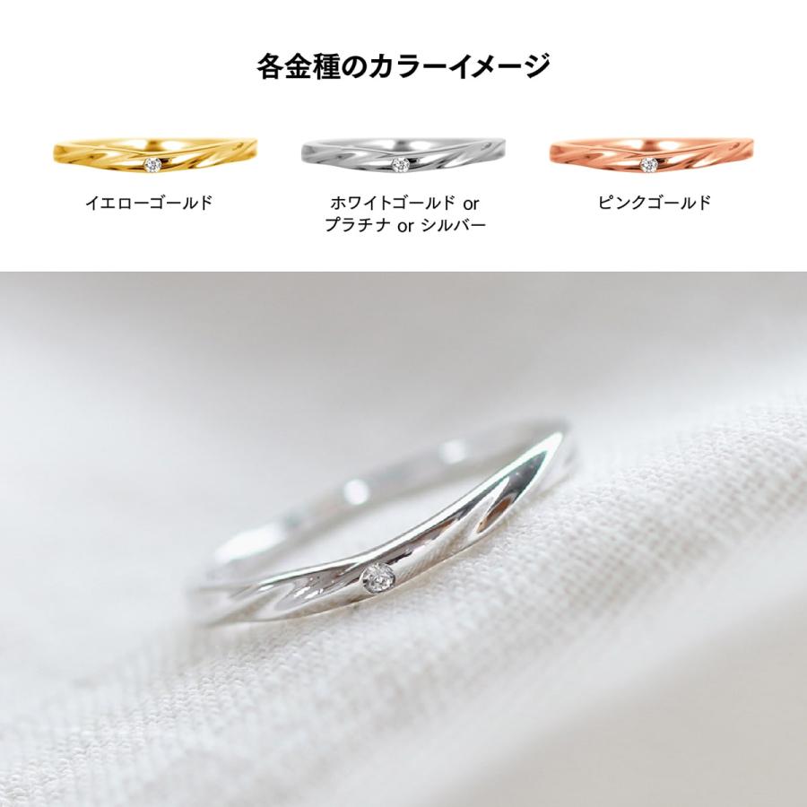 指輪 レディース 一粒 ダイヤモンド リング k10 イエローゴールド ホワイトゴールド ピンクゴールド 天然ダイヤモンド 日本製 おしゃれ プレゼント ギフトの画像