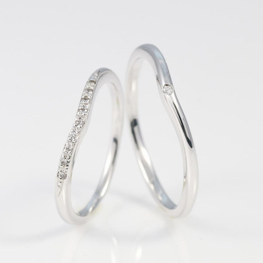 結婚指輪 マリッジリング 安い k10 イエローゴールド ホワイトゴールド ピンクゴールド ダイヤモンド 2本セット 日本製 おしゃれ プレゼント ギフト クリスマス｜cococaru｜02