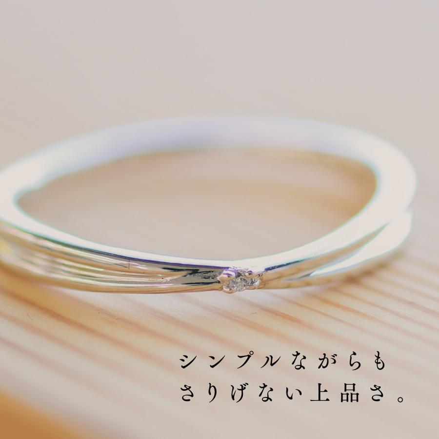 指輪 ダイヤモンド リング レディース シンプル 一粒 プラチナ 天然ダイヤモンド 極細リング ファッションリング 日本製 おしゃれ プレゼント ギフト クリスマスの画像