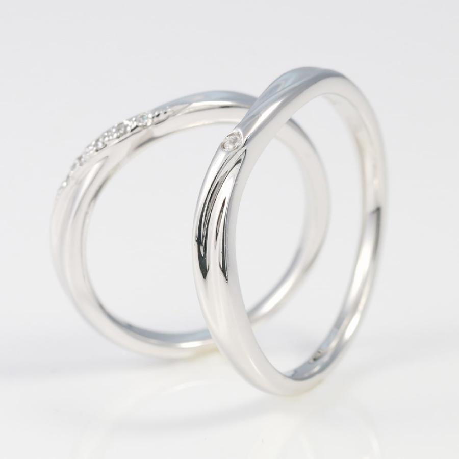 結婚指輪 マリッジリング 安い k10 イエローゴールド ホワイトゴールド ピンクゴールド ダイヤモンド 2本セット 日本製 おしゃれ プレゼント ギフト クリスマスの画像