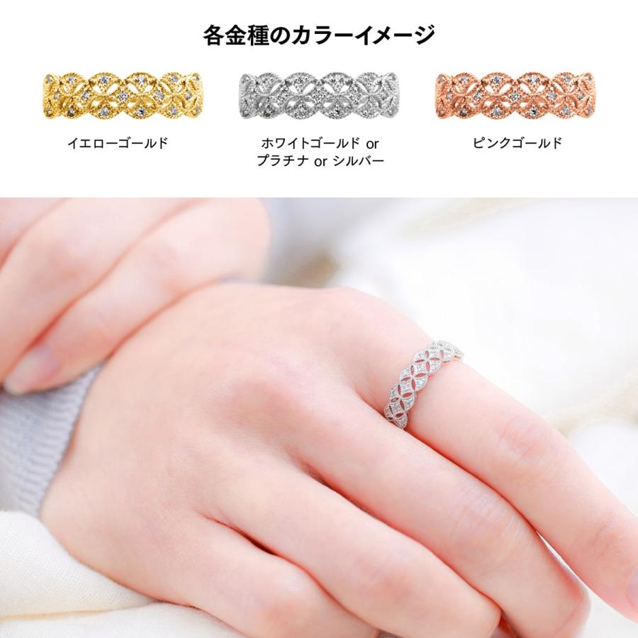 指輪 レディース ダイヤモンド リング k18 イエローゴールド ホワイトゴールド ピンクゴールド ファッション 天然ダイヤモンド 日本製 プレゼント ギフトの画像