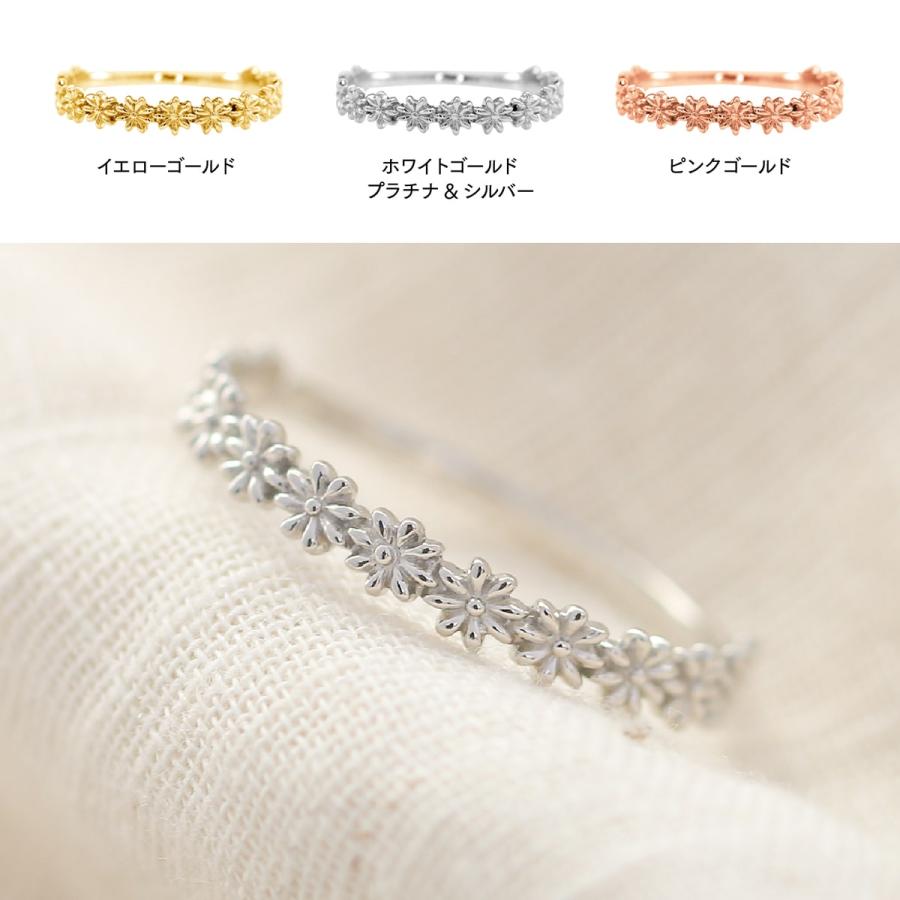 指輪 レディース リング 地金 k10 イエローゴールド ホワイトゴールド ピンクゴールド ファッションリング 日本製 おしゃれ プレゼント ギフト クリスマスの画像