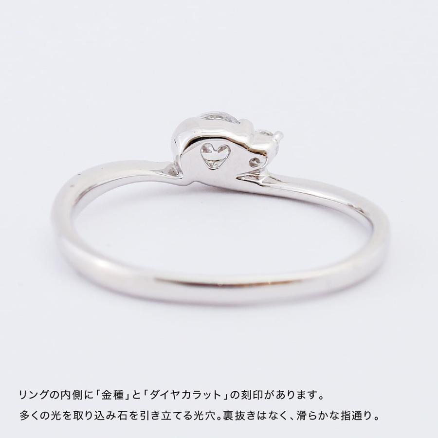 指輪 レディース ダイヤモンド リング k18 イエローゴールド ホワイトゴールド ピンクゴールド ファッション 天然ダイヤモンド 日本製 プレゼント ギフトの画像