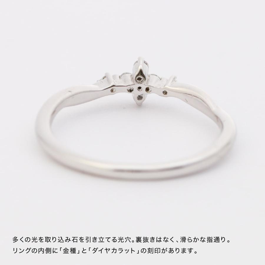 指輪 レディース ダイヤモンド リング k18 イエローゴールド ホワイトゴールド ピンクゴールド ファッション 天然ダイヤモンド 日本製 プレゼント ギフトの画像