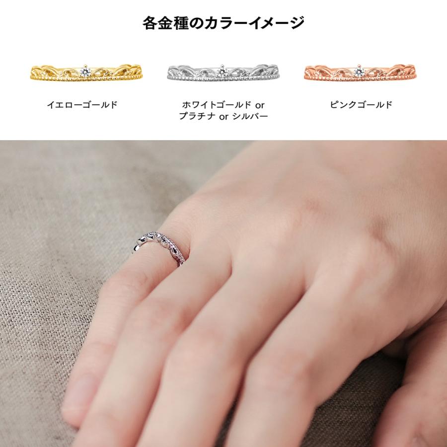 指輪 レディース ダイヤモンド リング k18 イエローゴールド ホワイトゴールド ピンクゴールド ファッション 天然ダイヤモンド 日本製 プレゼント ギフトの画像