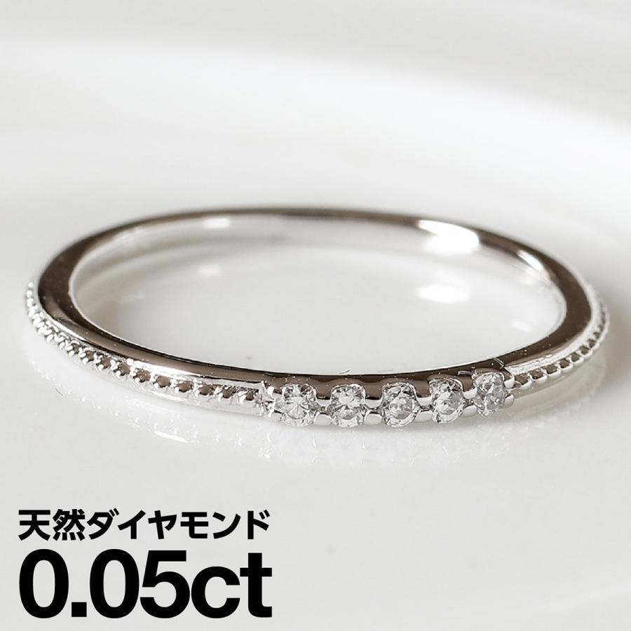 cococaru 指輪 ダイヤモンド リング レディース シンプル プラチナ