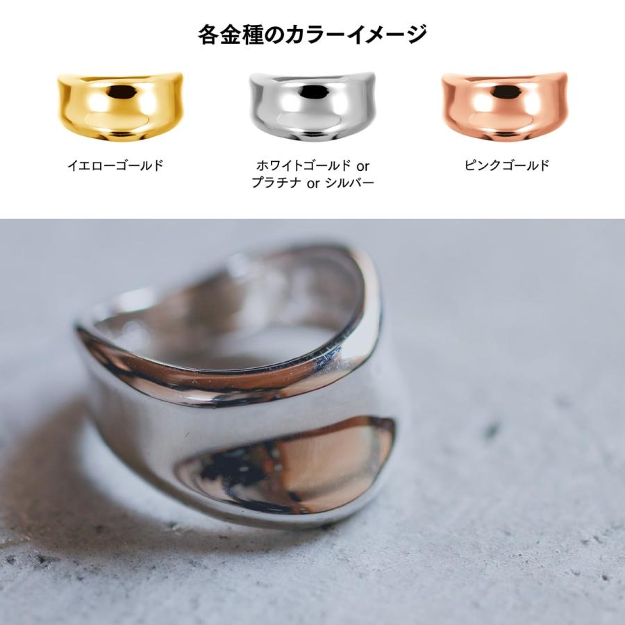 指輪 レディース リング 地金 k10 イエローゴールド ホワイトゴールド ピンクゴールド ファッションリング 品質保証書 日本製 プレゼント ギフト クリスマスの画像