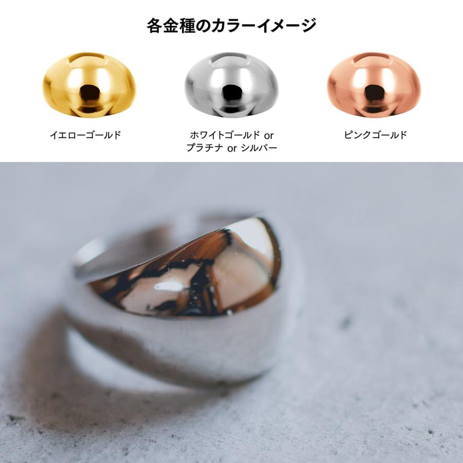 指輪 レディース リング 地金 k10 イエローゴールド ホワイトゴールド ピンクゴールド ファッションリング 品質保証書 日本製 プレゼント ギフト クリスマスの画像