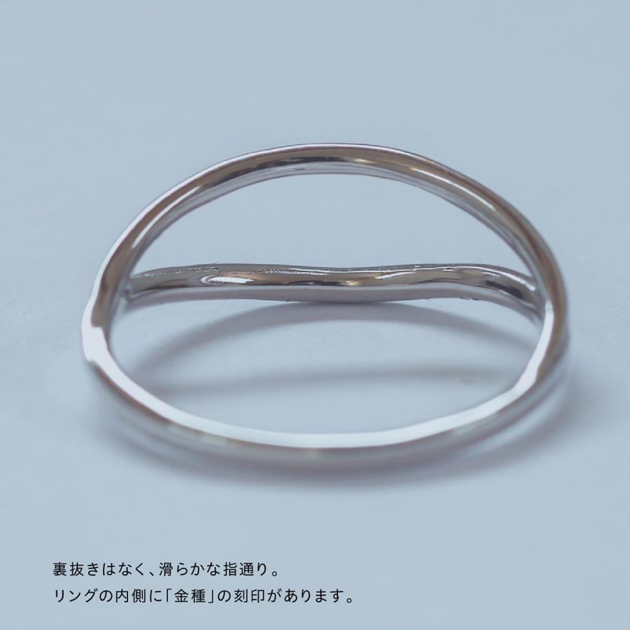 指輪 レディース リング 地金 k18 イエローゴールド ホワイトゴールド ピンクゴールド ファッションリング 品質保証書 日本製 プレゼント ギフト クリスマスの画像