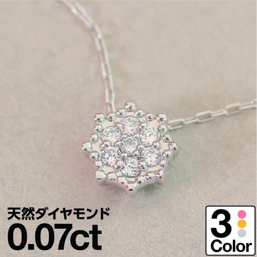 ダイヤモンド ネックレス k10 イエローゴールド ホワイトゴールド ピンクゴールド 品質保証書 天然ダイヤモンド 日本製 おしゃれ プレゼント ギフト クリスマス