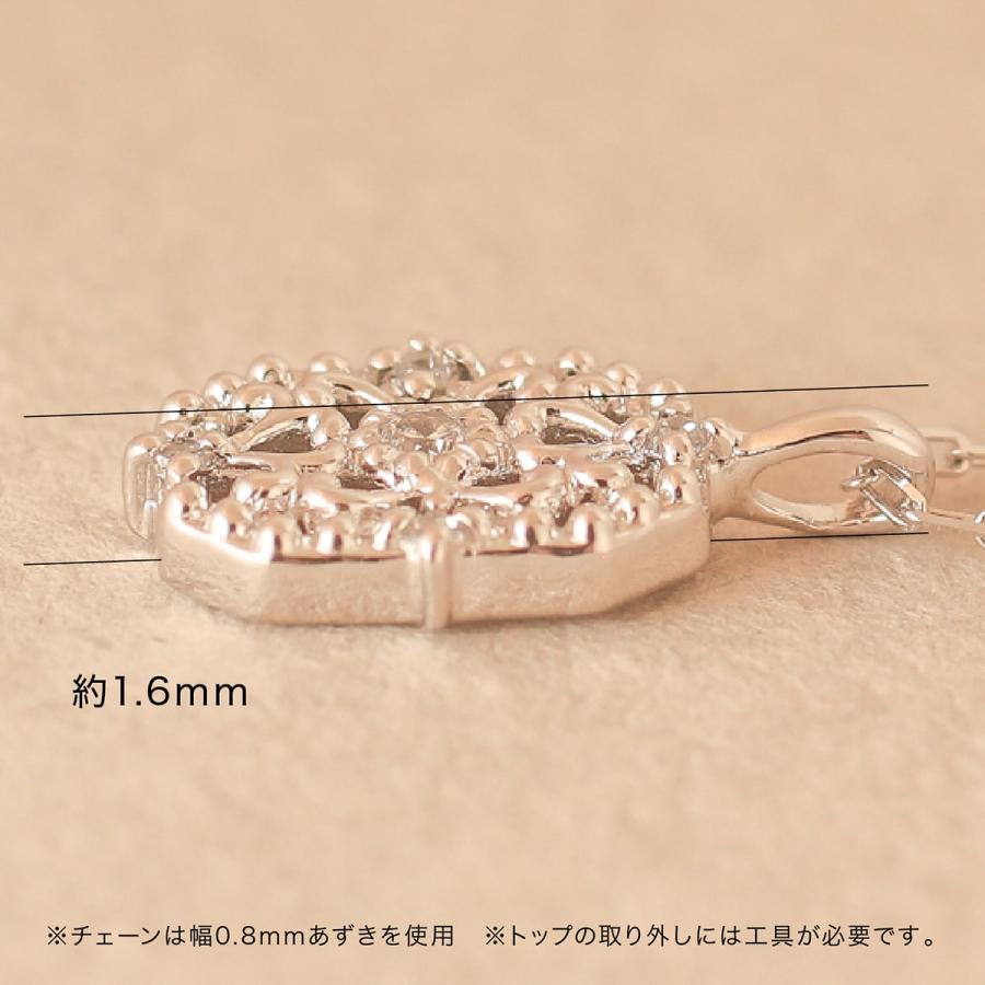 ダイヤモンド ネックレス k10 イエローゴールド ホワイトゴールド ピンクゴールド 品質保証書 天然ダイヤモンド 日本製 おしゃれ プレゼント ギフト クリスマスの画像