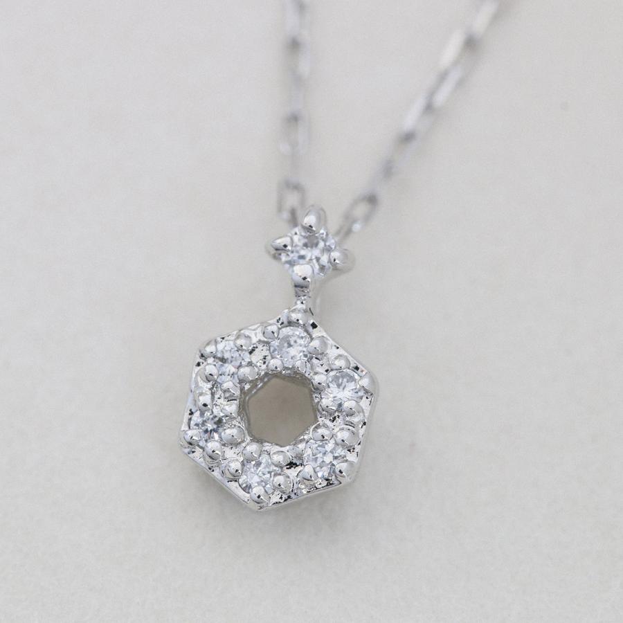 ダイヤモンド ネックレス プラチナ 金属アレルギー 天然ダイヤモンド 日本製 おしゃれ プレゼント ギフト クリスマス 卒業式 入学式の画像