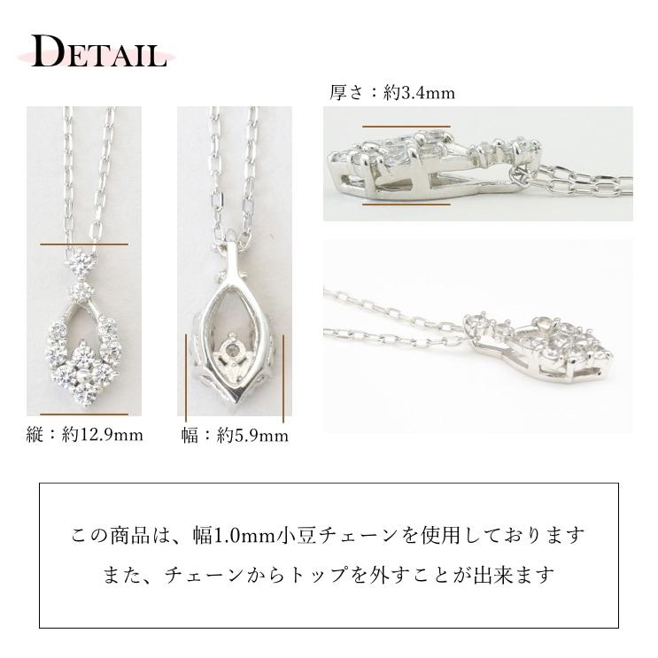 ダイヤモンド ネックレス k18 イエローゴールド ホワイトゴールド ピンクゴールド 品質保証書 天然ダイヤ 日本製 おしゃれ プレゼント ギフト クリスマス 卒業式の画像