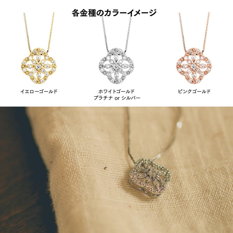 ネックレス ダイヤモンド k18 イエローゴールド ホワイトゴールド ピンクゴールド 品質保証書 天然ダイヤモンド 日本製 おしゃれ プレゼント ギフト クリスマスの画像