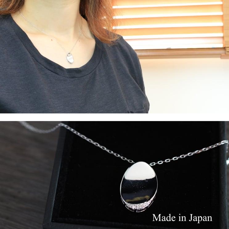 ダイヤモンド ネックレス プラチナ 金属アレルギー 天然ダイヤモンド 日本製 おしゃれ プレゼント ギフト クリスマス 卒業式 入学式の画像