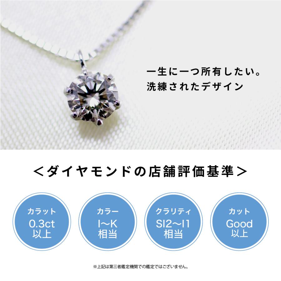 cococaru（ココカル） 0.3ct ダイヤモンド ネックレス 一粒 プラチナ