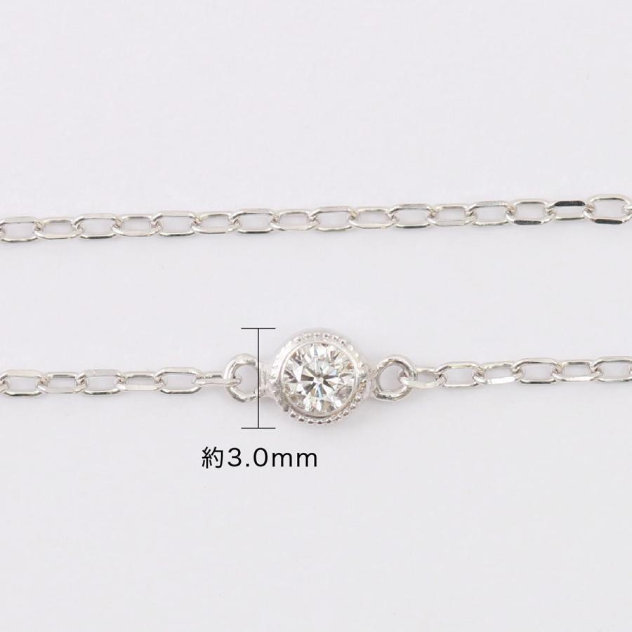 【HM377】K１８ホワイトゴールド　ブレスレット　２.８ｇ　2連 K18ホワイトゴールド ブレスレット | 112341133201 | 【公式】4