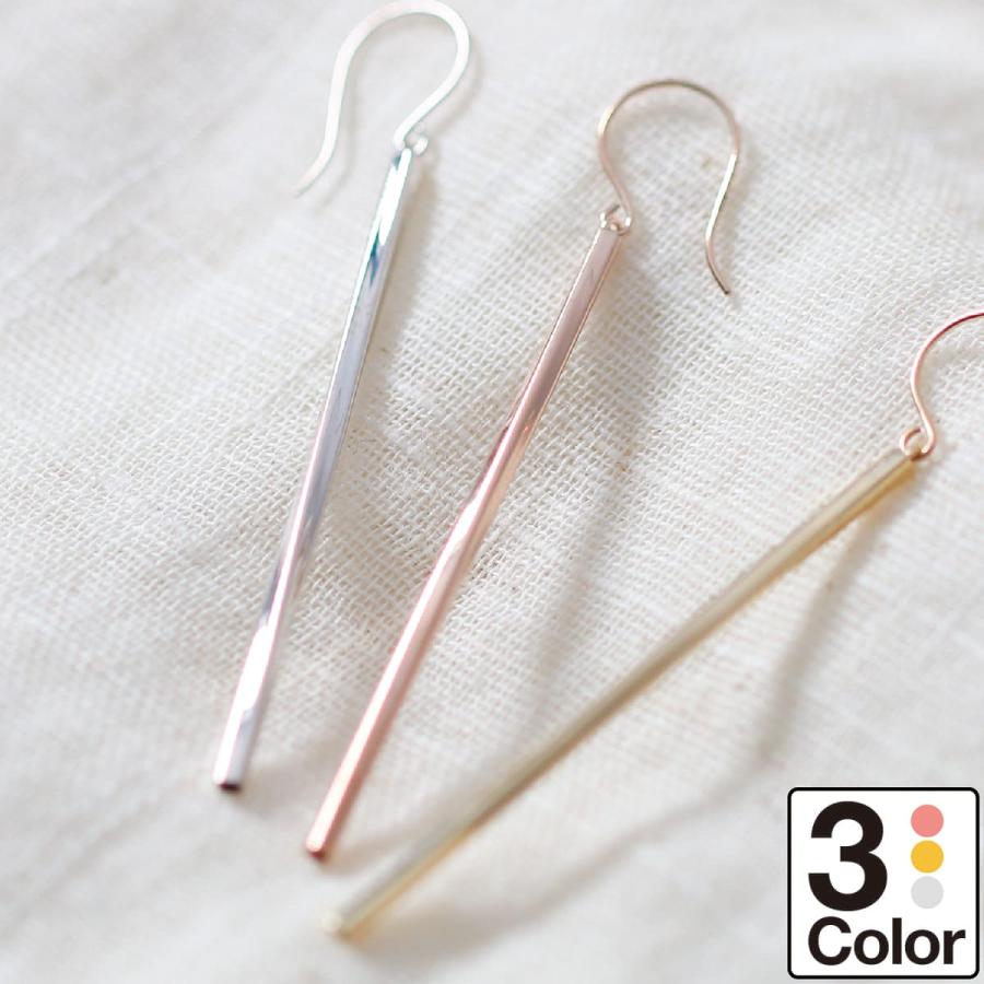 cococaru ピアス フックピアス k10 イエローゴールド ホワイトゴールド 