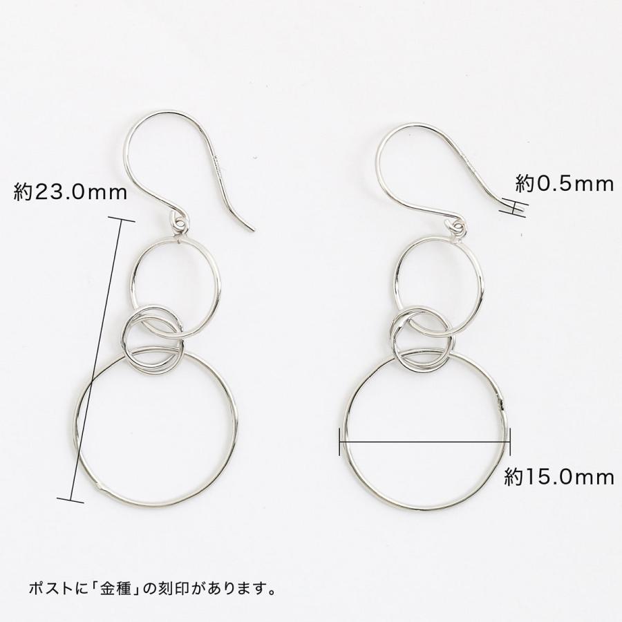 ピアス フックピアス k10 イエローゴールド ホワイトゴールド ピンクゴールド 日本製 おしゃれ プレゼント ギフト クリスマス 卒業式 入学式の画像
