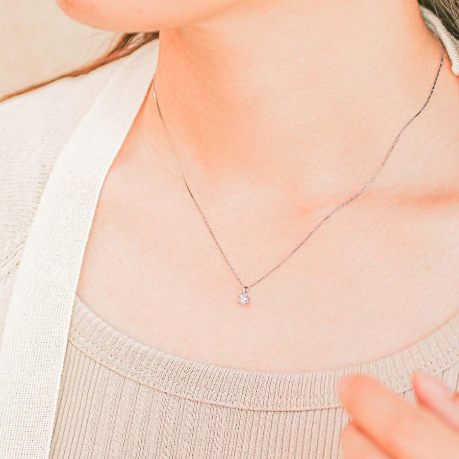 cococaru（ココカル） 0.2ct Hカラー ダイヤモンド ネックレス