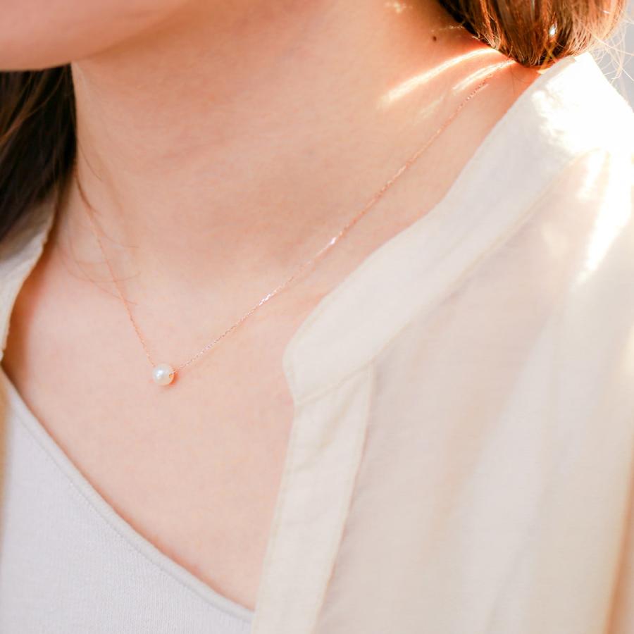 cococaru（ココカル） ネックレス k10 一粒 淡水パール イエロー