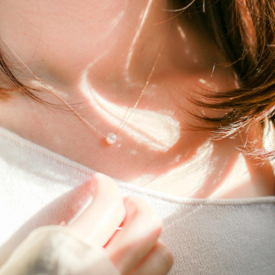 cococaru（ココカル） ネックレス k10 一粒 淡水パール イエロー