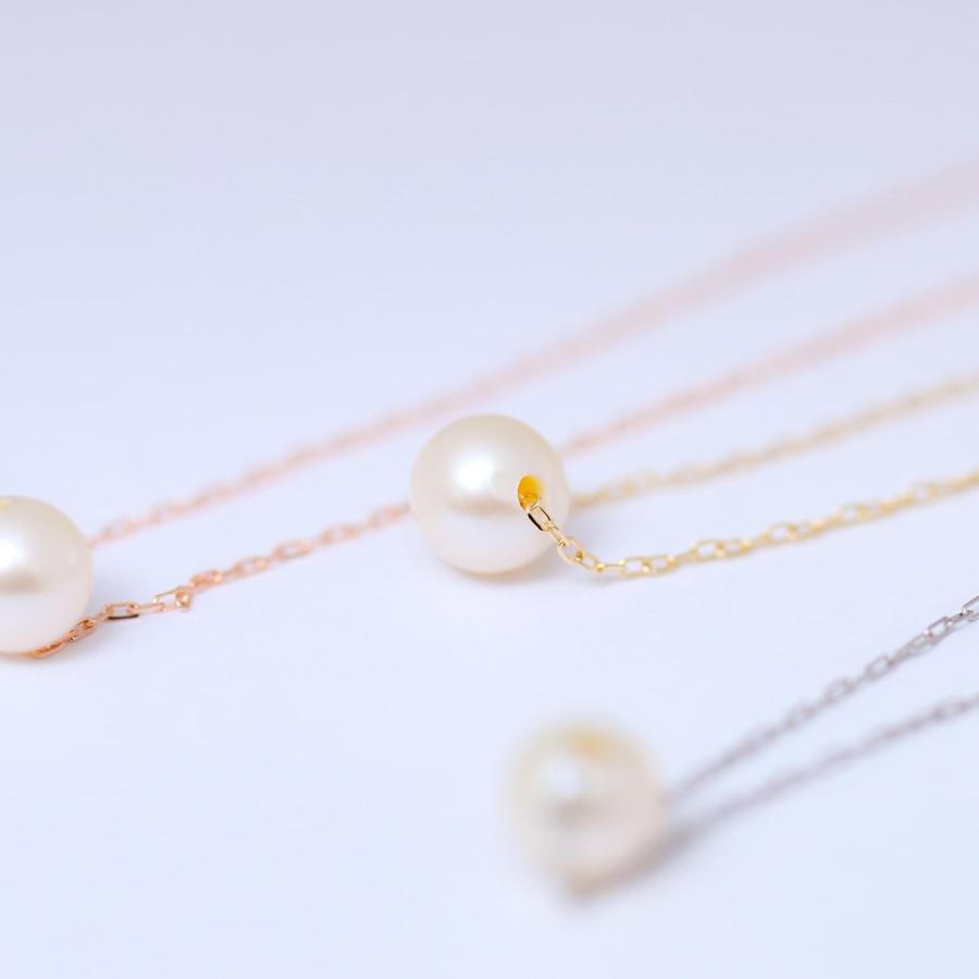 cococaru（ココカル） ネックレス k10 一粒 淡水パール イエロー