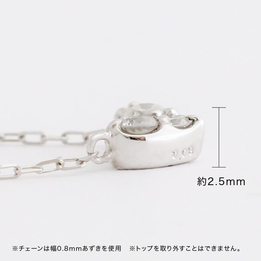 cococaru（ココカル） ネックレス k10 ダイヤモンド ハート イエロー