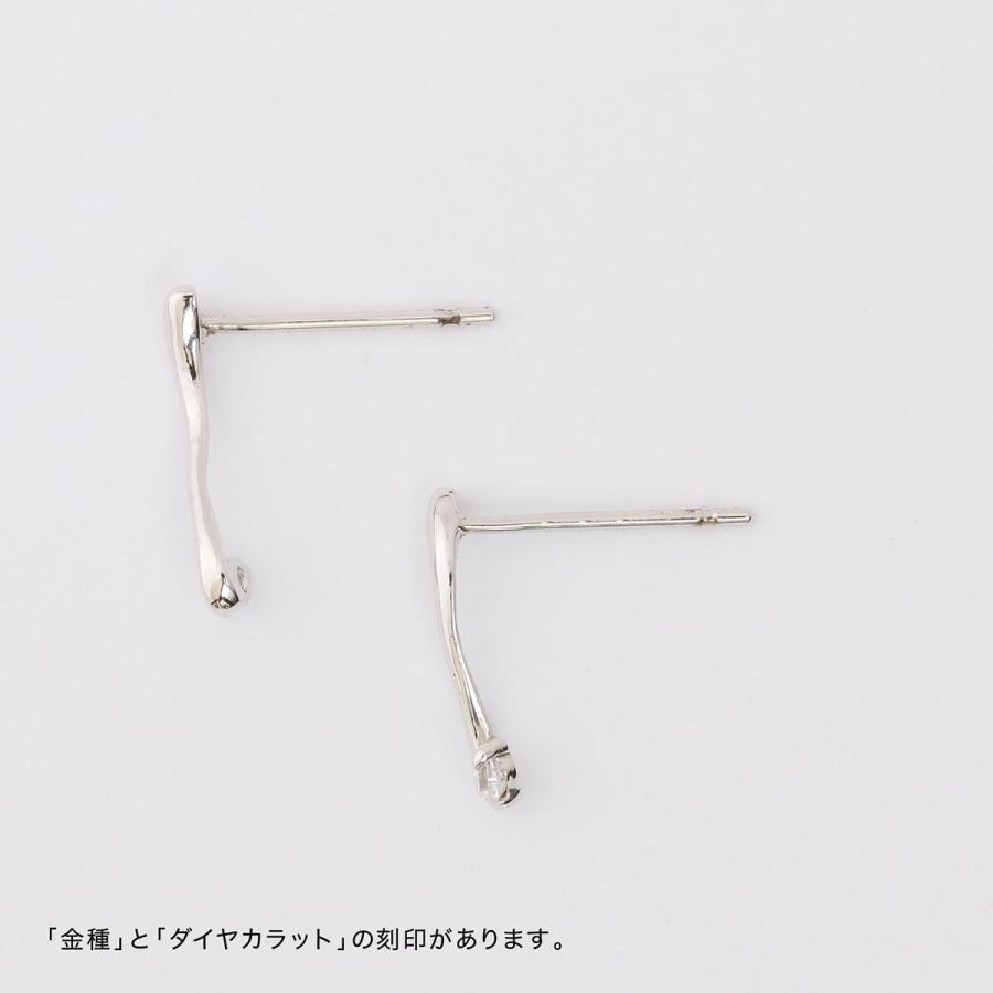 cococaru（ココカル） ピアス ダイヤモンド k10 イエローゴールド