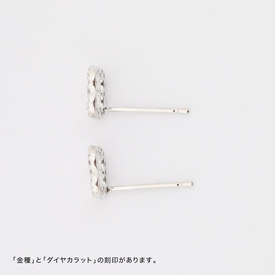 ピアス ダイヤモンド k10 イエローゴールド ホワイトゴールド ピンクゴールド 天然ダイヤモンド 品質保証書 日本製 プレゼント ギフト クリスマス 卒業式 入学式の画像