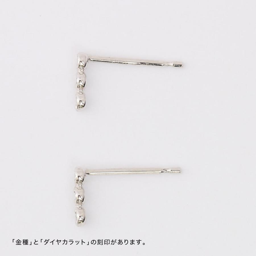 ピアス ダイヤモンド k18 イエローゴールド ホワイトゴールド ピンクゴールド 天然ダイヤモンド 品質保証書 日本製 プレゼント ギフト クリスマス 卒業式 入学式の画像
