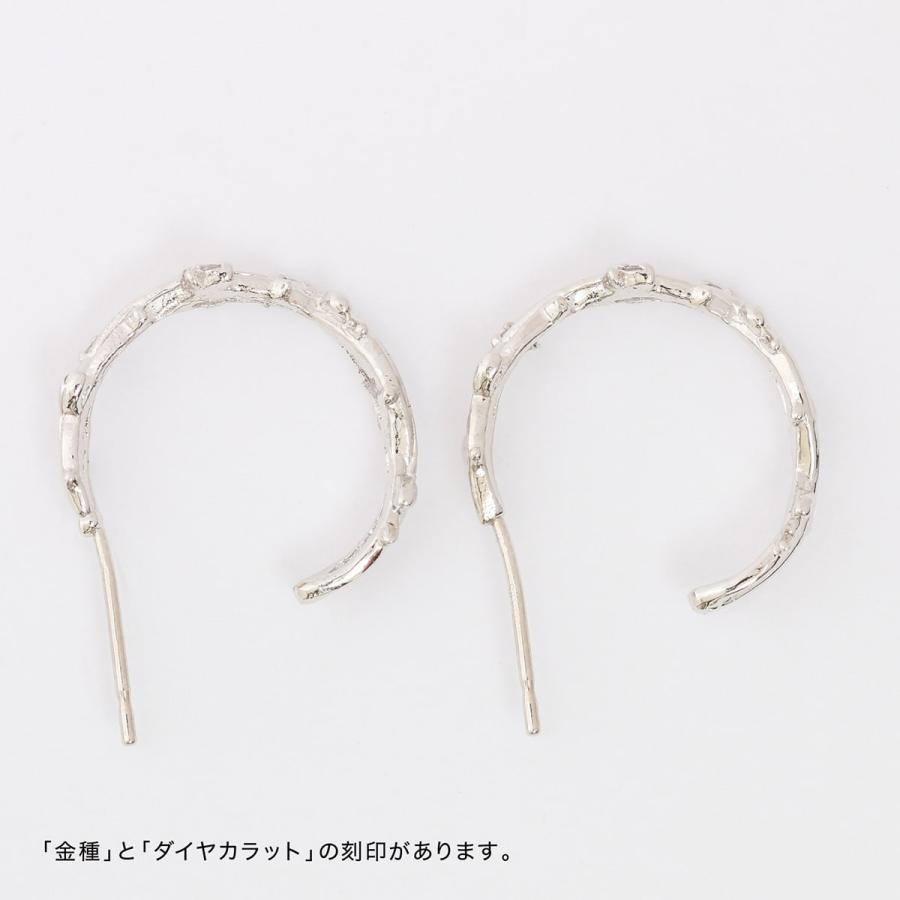 ピアス ダイヤモンド k18 イエローゴールド ホワイトゴールド ピンクゴールド 天然ダイヤモンド 品質保証書 日本製 プレゼント ギフト クリスマス 卒業式 入学式の画像
