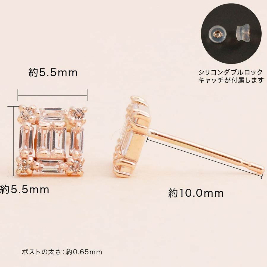 ピアス ホワイトトパーズ k10 イエローゴールド ホワイトゴールド ピンクゴールド 日本製 おしゃれ プレゼント ギフト クリスマス 卒業式 入学式の画像