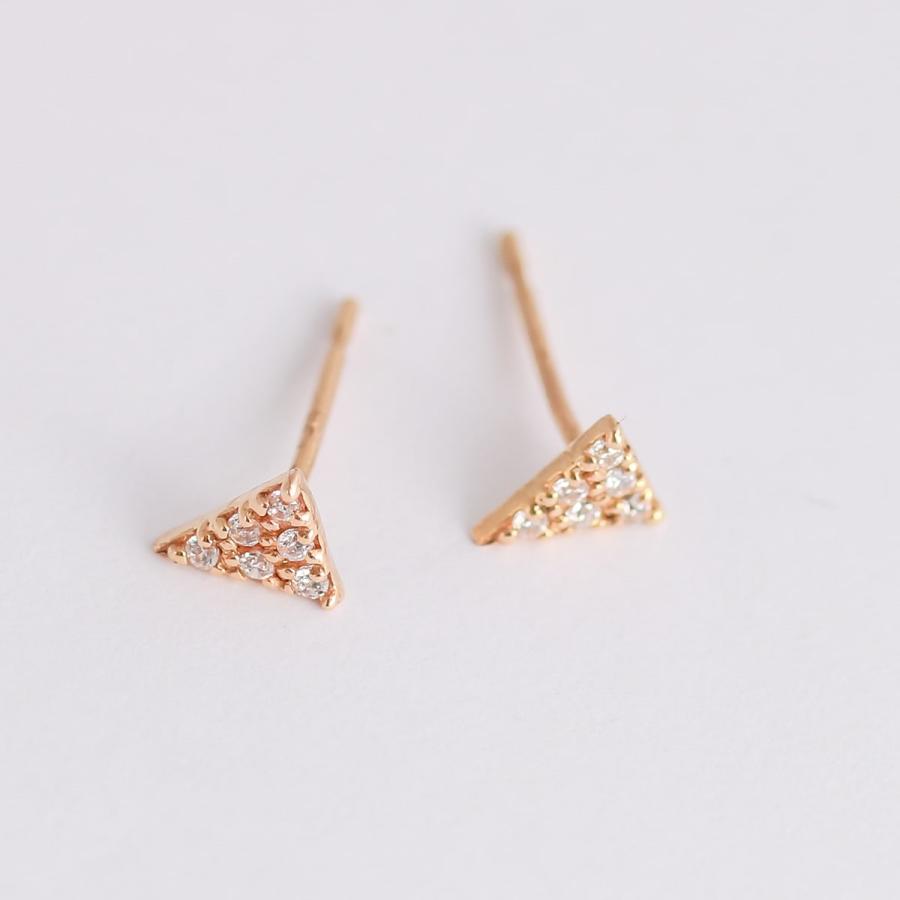cococaru（ココカル） ピアス ダイヤモンド k18 イエローゴールド
