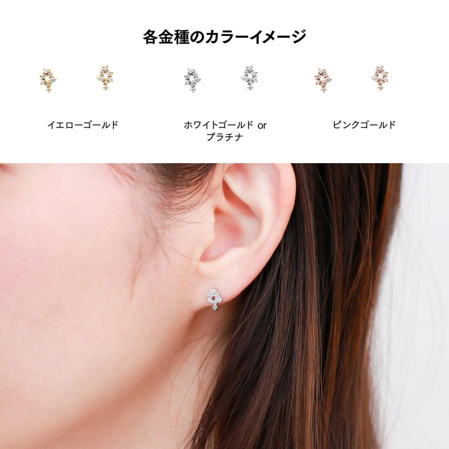 ピアス ダイヤモンド プラチナ 天然ダイヤモンド 金属アレルギー 品質保証書 日本製 おしゃれ プレゼント ギフト クリスマス 卒業式 入学式_6