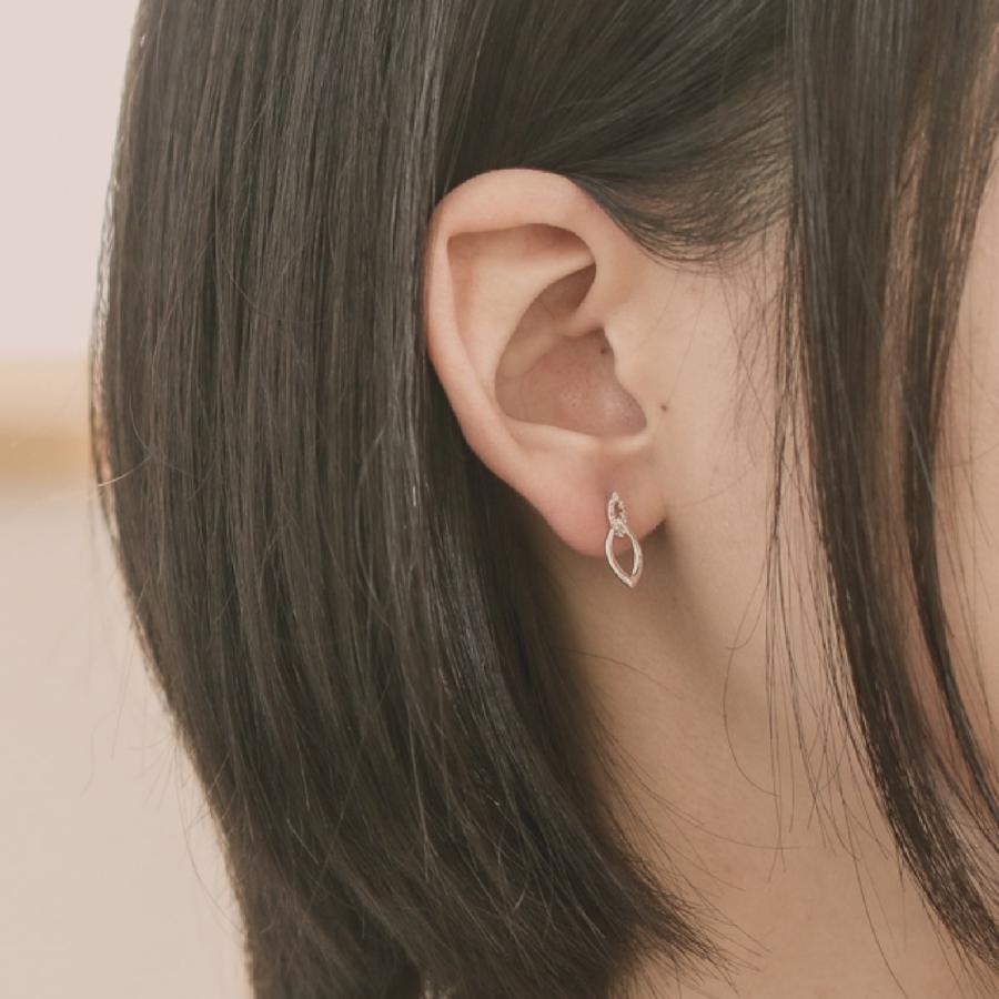 ピアス ダイヤモンド k18 イエローゴールド ホワイトゴールド ピンクゴールド 天然ダイヤモンド 日本製 おしゃれ プレゼント ギフト クリスマス 卒業式 入学式の画像