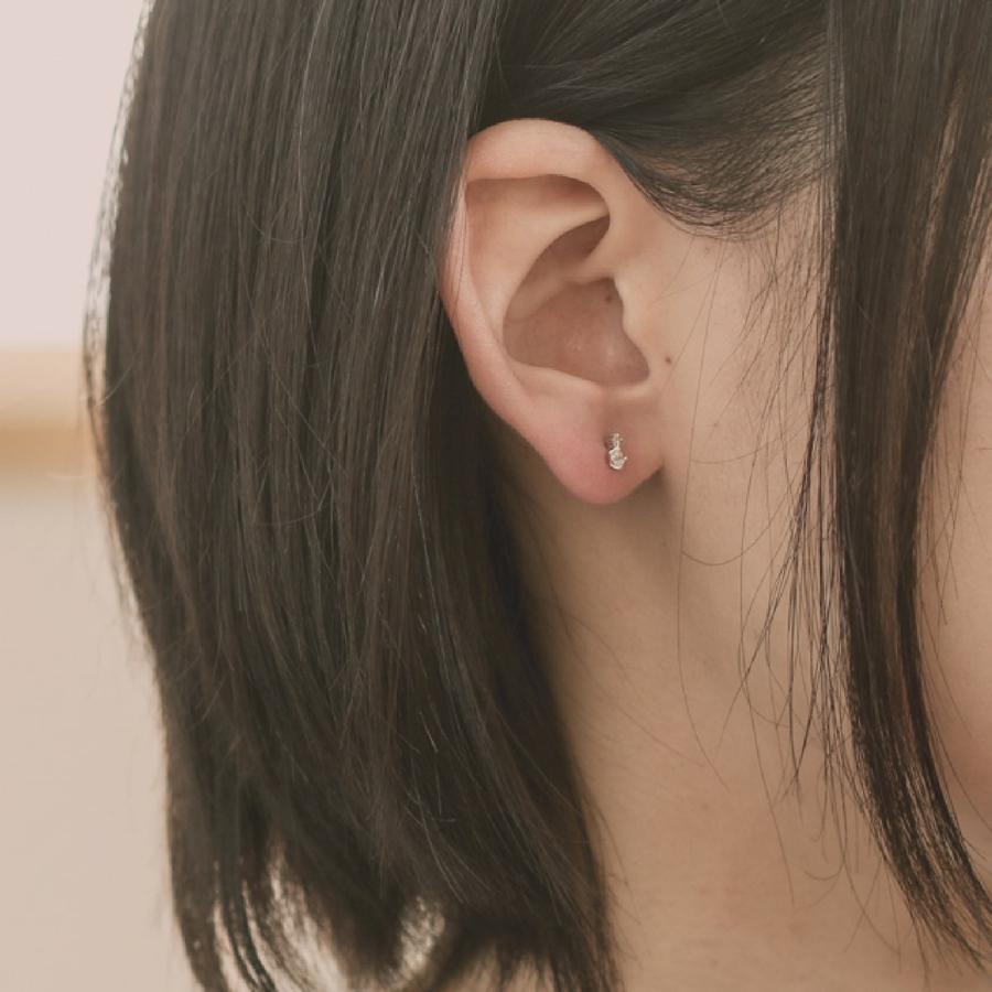 ピアス ダイヤモンド k10 イエローゴールド ホワイトゴールド ピンクゴールド 天然ダイヤモンド 日本製 おしゃれ プレゼント ギフト クリスマス 卒業式 入学式の画像