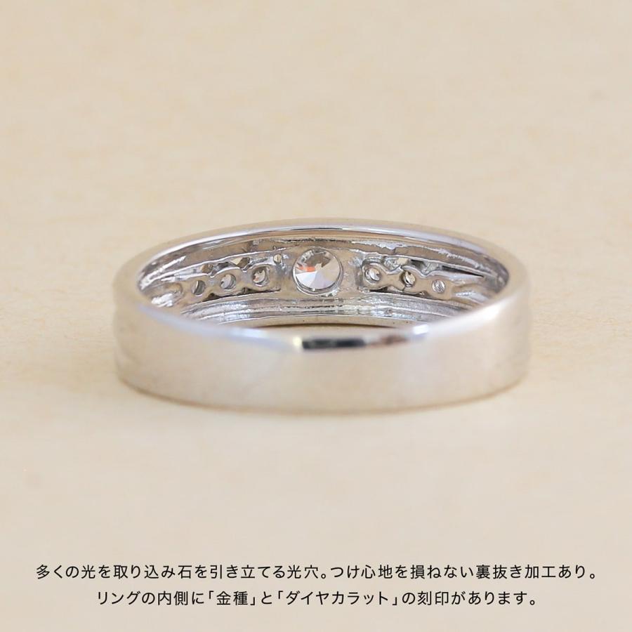 指輪 ダイヤモンド リング レディース シンプル k10 イエローゴールド ホワイトゴールド ピンクゴールド ファッションリング 天然ダイヤモンド 日本製 おしゃれの画像