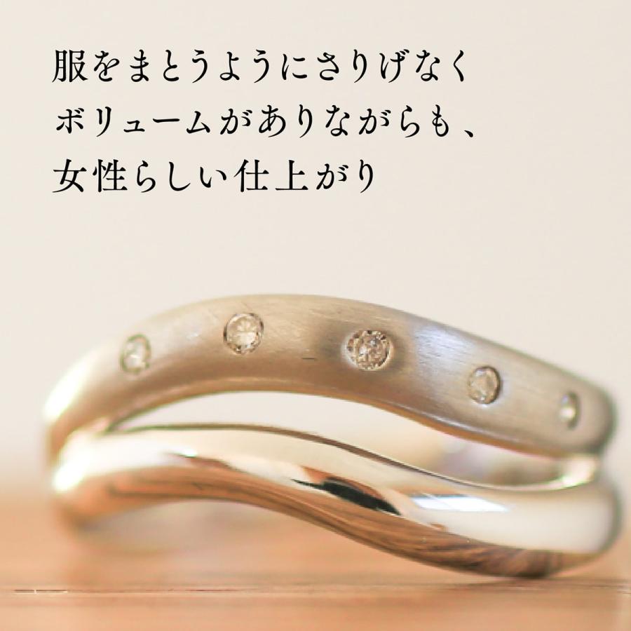 指輪 ダイヤモンド リング レディース シンプル k10 イエローゴールド ホワイトゴールド ピンクゴールド ファッションリング 天然ダイヤモンド 日本製 おしゃれの画像