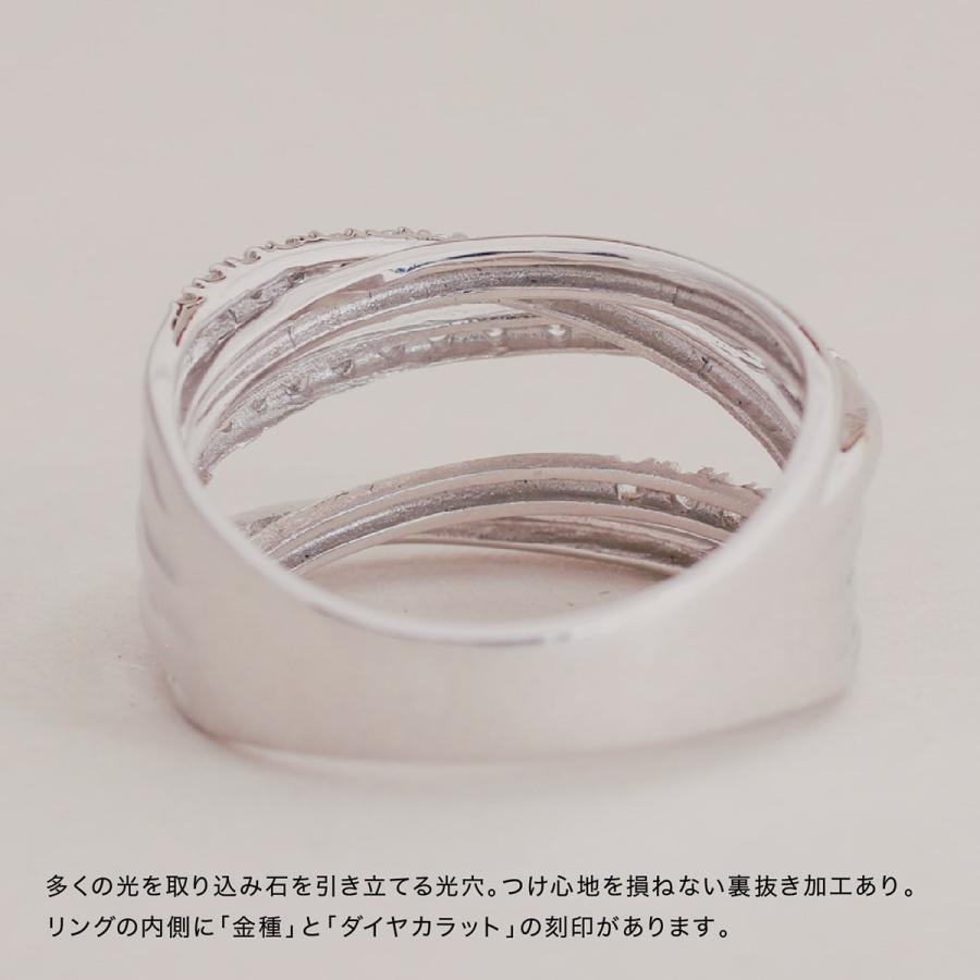指輪 ダイヤモンド リング レディース シンプル k10 イエローゴールド ホワイトゴールド ピンクゴールド ファッション 日本製 おしゃれ プレゼント ギフトの画像