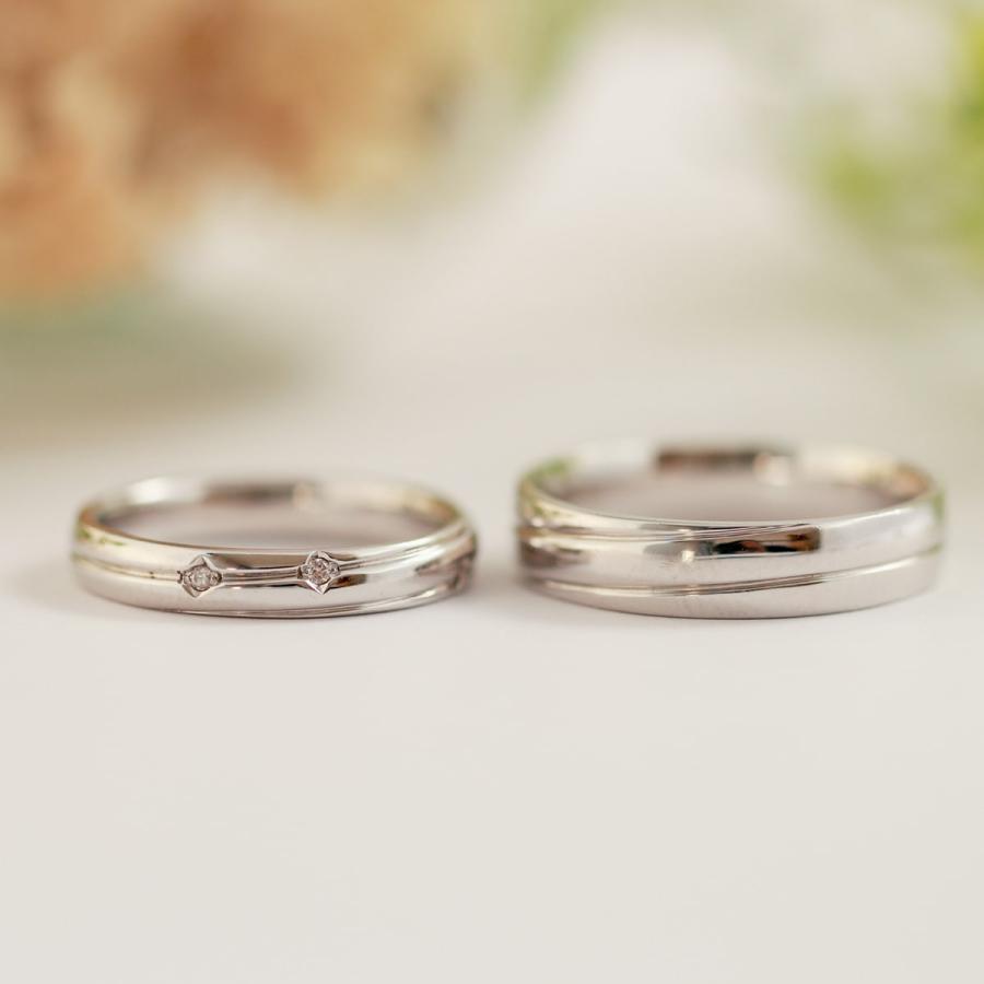 結婚指輪 k10 安い マリッジリング イエローゴールド ホワイトゴールド ピンクゴールド ダイヤモンド 2本セット 日本製 おしゃれ プレゼント ギフト クリスマスの画像