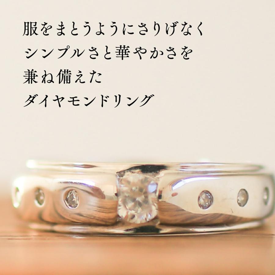 指輪 ダイヤモンド リング レディース シンプル k10 イエローゴールド ホワイトゴールド ピンクゴールド ファッションリング 天然ダイヤモンド 日本製 おしゃれの画像