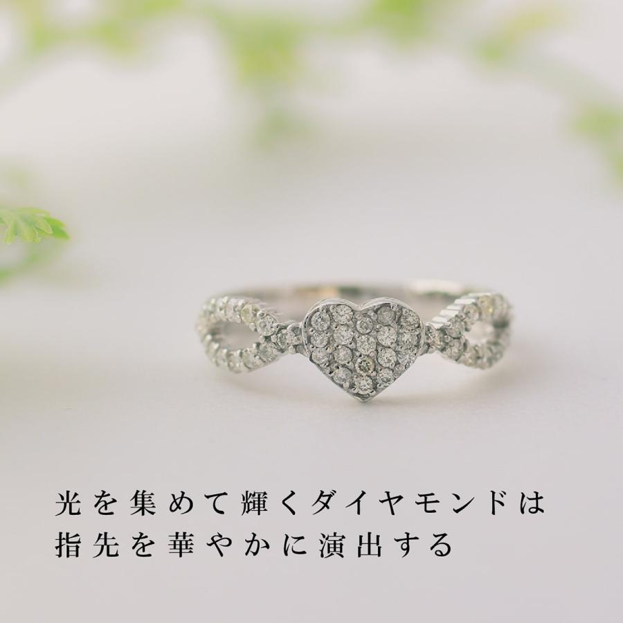 指輪 ダイヤモンド リング レディース シンプル k10 イエローゴールド ホワイトゴールド ピンクゴールド 天然ダイヤモンド ファッションリング 日本製 おしゃれの画像