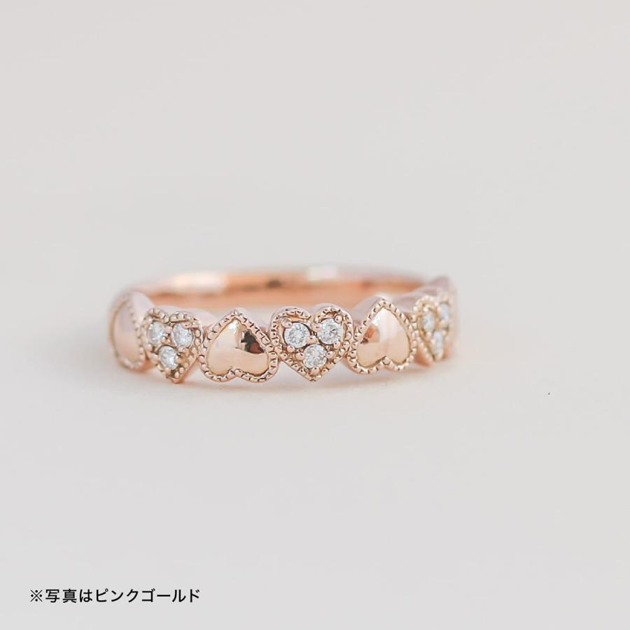 指輪 レディース ハート 指輪 ダイヤモンド リング レディース シンプル プラチナ 天然ダイヤモンド ファッションリング 日本製 おしゃれ プレゼント ギフトの画像