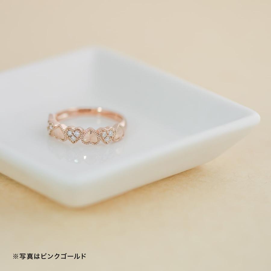 指輪 レディース ハート 指輪 ダイヤモンド リング レディース シンプル プラチナ 天然ダイヤモンド ファッションリング 日本製 おしゃれ プレゼント ギフトの画像